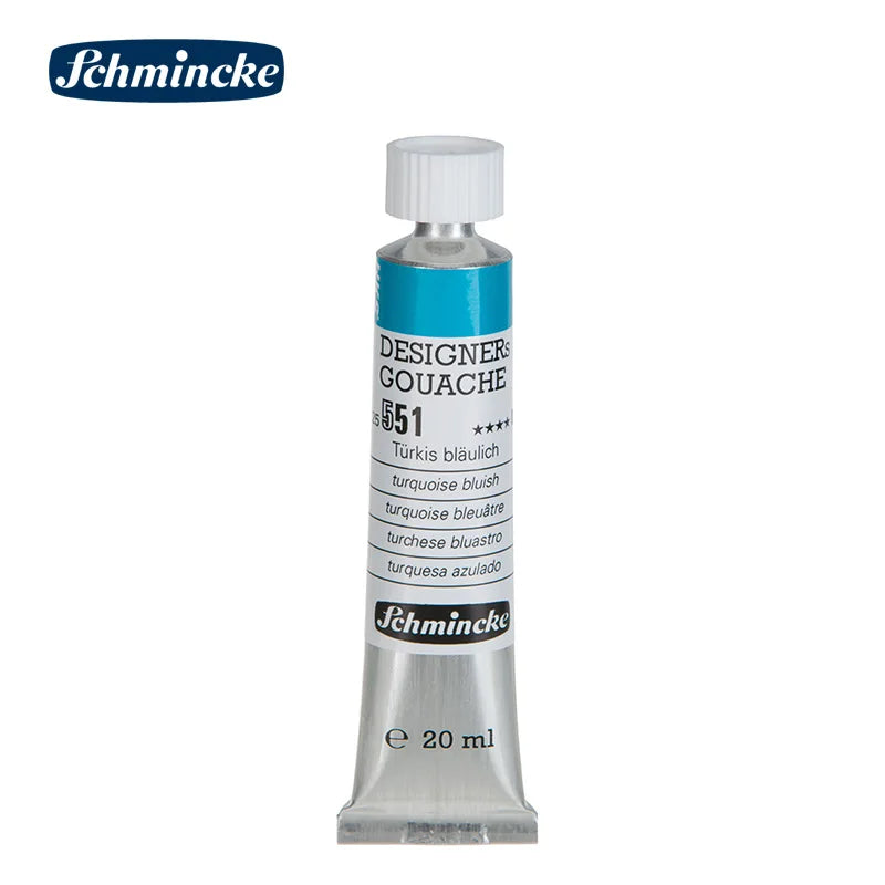 Germany Schmincke Designer Gouache Paint Tube 20ml Opaque Gouache Paint Professional Artist 48 Colors Drawing Art Supplies Cute