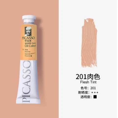 50/170ML Oil Painting Pigment for Beginners and Students Majoring In Fine Art Painting Creation Light-resistant Delicate Pigment