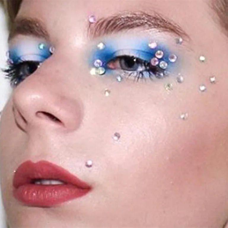 Face Decorations Rhinestone Stickers for Music Festival Halloween Party Mobile Crystal Sticker Women Girls DIY Diamond Stickers - Sun Studio