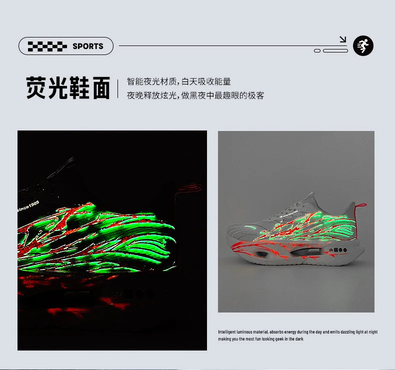 Men Sport Shoes Professional Cushioned Carbon Plate Running Shoes Breathable Couple Casual Sneakers Marathon Athletic Footwear - Sun Studio