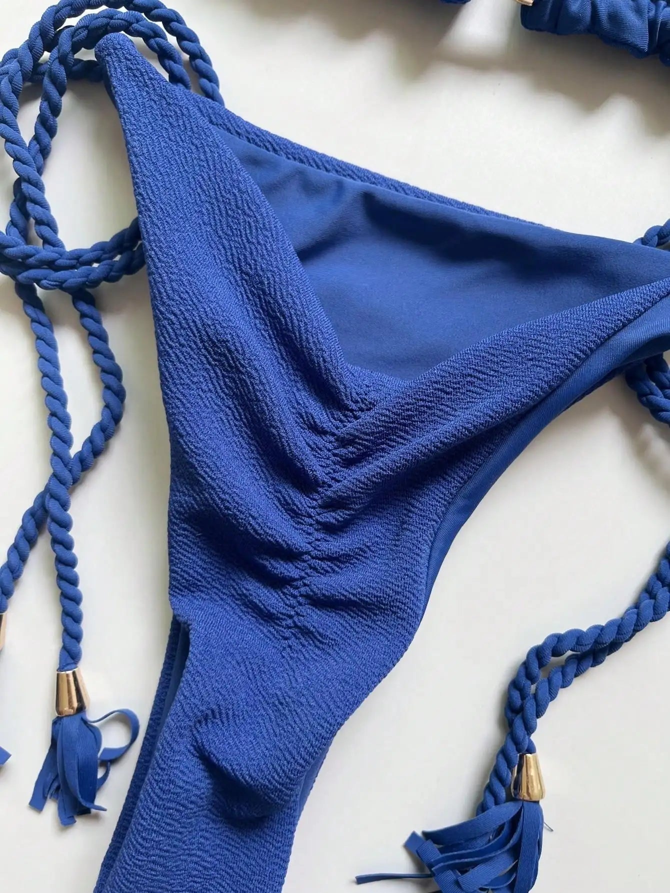 Sexy solid color women's bikini set summer swimsuit two-piece set beach Swimwear bikinis - Sun Studio