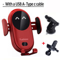 Wireless Charger Car Mount for Air Vent Mount Car Phone Holder Rotating Intelligent Infrared Fast Wireless Charging Charger - Sun Studio