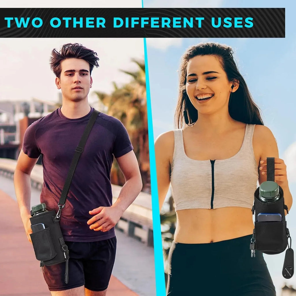 Large Capacity Magnetic Gym Bag Portable Magnetic Carrier Bag With Phone Pocket Gym Water Bottle Pouch Gym Organizer Accessories - Sun Studio
