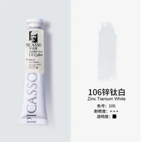 50/170ML Oil Painting Pigment for Beginners and Students Majoring In Fine Art Painting Creation Light-resistant Delicate Pigment