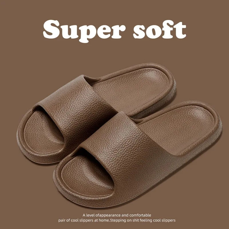 Summer NEW Slippers For Men Women Eva Soft Bottom Slippers Indoor House Slides Flat Sandals Outdoor Beach Shoes Man Flip Flops - Sun Studio