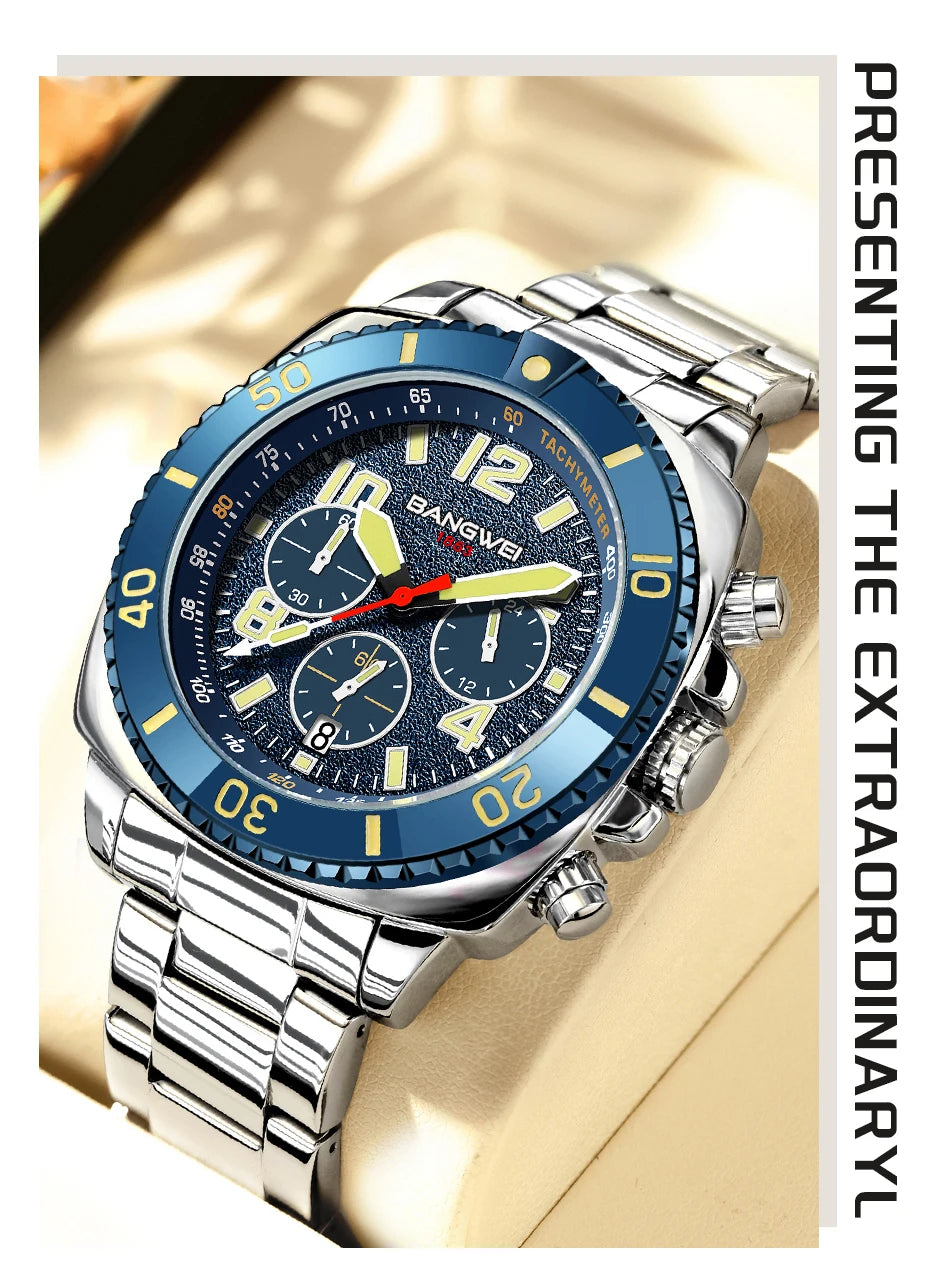 LIGE Men Military Watch Waterproof Wristwatch LED Quartz Clock Sport Watch Male Watches Men Business Clock Relogios Masculino - Sun Studio