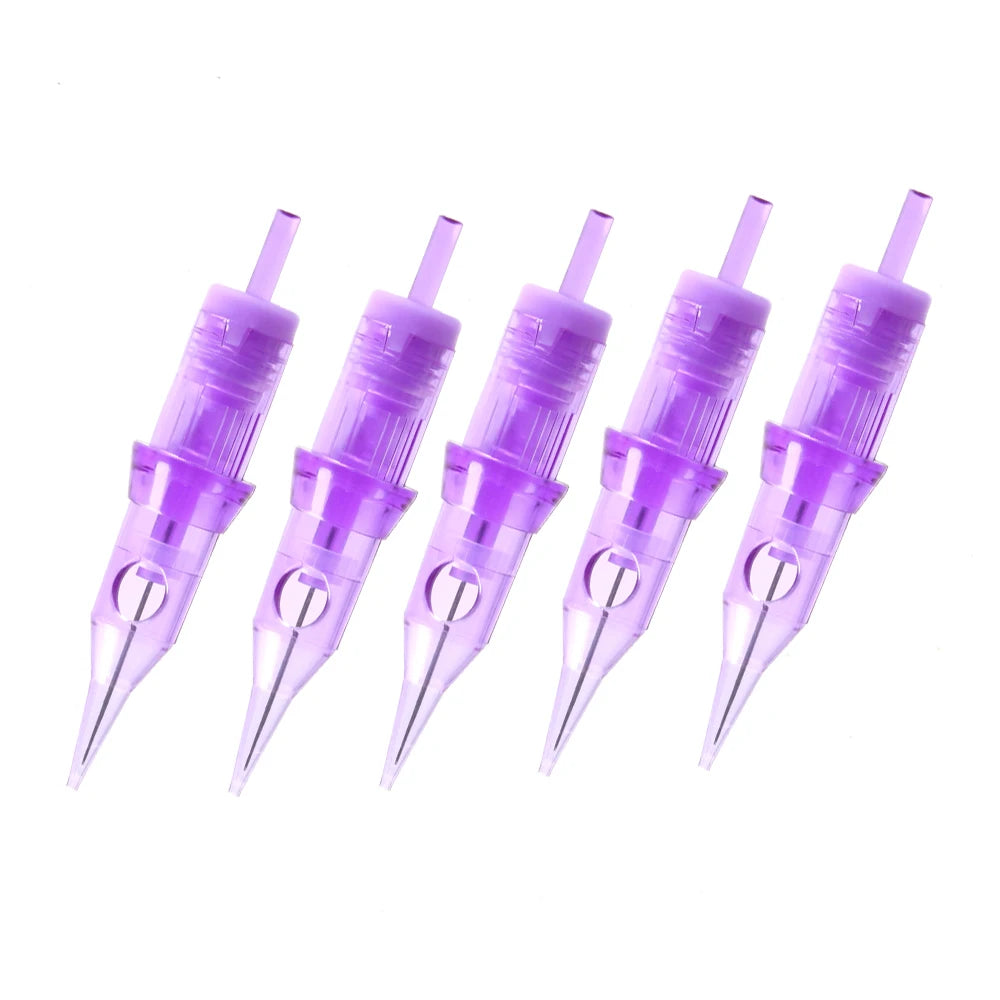 50pcs/box Mix Size Disposable Tattoo Cartridges Needle 3RL+5RL+7RL+9RL+5RS+7RS+9RS+9RM+11RM+7M1 For Tattoo Machine Pen - Sun Studio