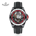 Boderry Windmill Men's Skeleton Stylish Watches Automatic Mechanical Fashion Sports Watch for Men Waterproof Wristwatches - Sun Studio