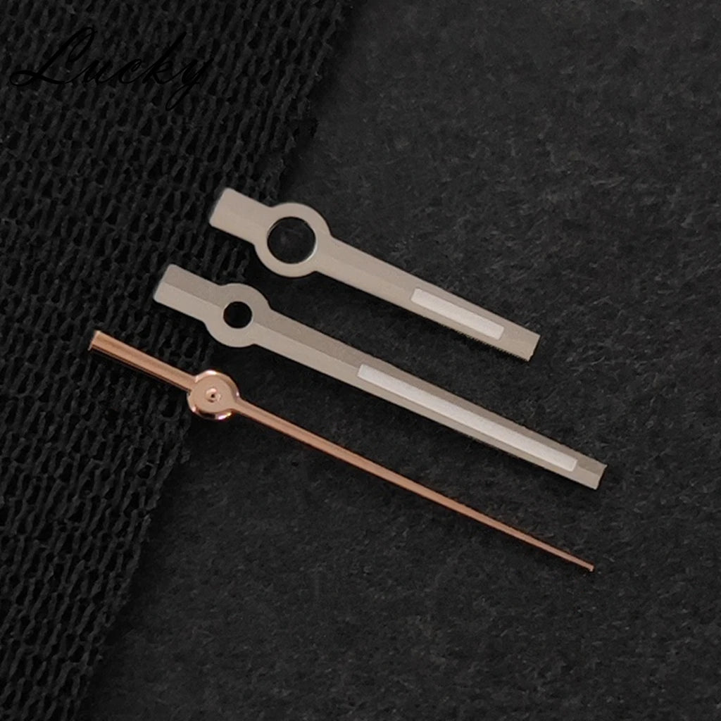 NH35 NH36 High Quality Hands Silver Gun Gold Rose Gold Watch Hands Green Luminous Watches Pointers Fit NH35/NH36/4R/7S Movement - Sun Studio