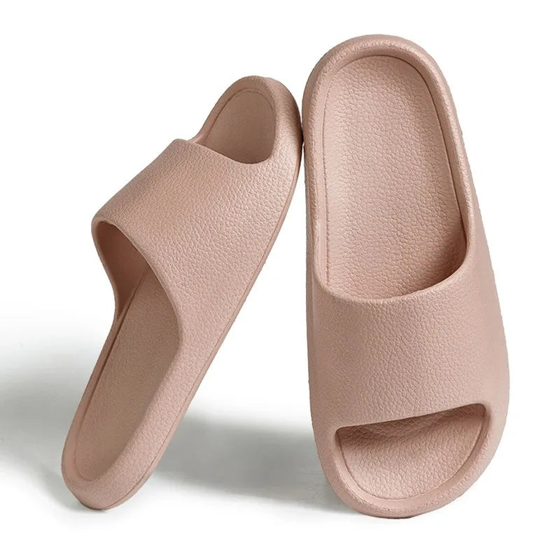 Summer NEW Slippers For Men Women Eva Soft Bottom Slippers Indoor House Slides Flat Sandals Outdoor Beach Shoes Man Flip Flops - Sun Studio