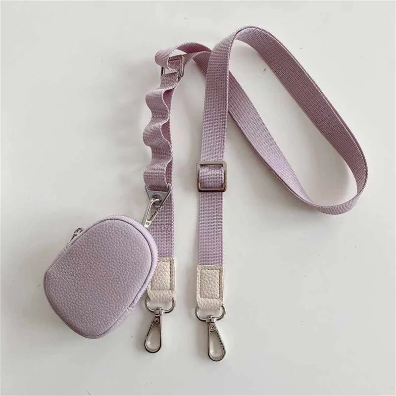 Stylish Mobile Phone Strap Zippered Pocket Anti-drop Phone Case Zippered Lanyard Wallet Adjustable Crossbody Wallet Long Lanyard - Sun Studio