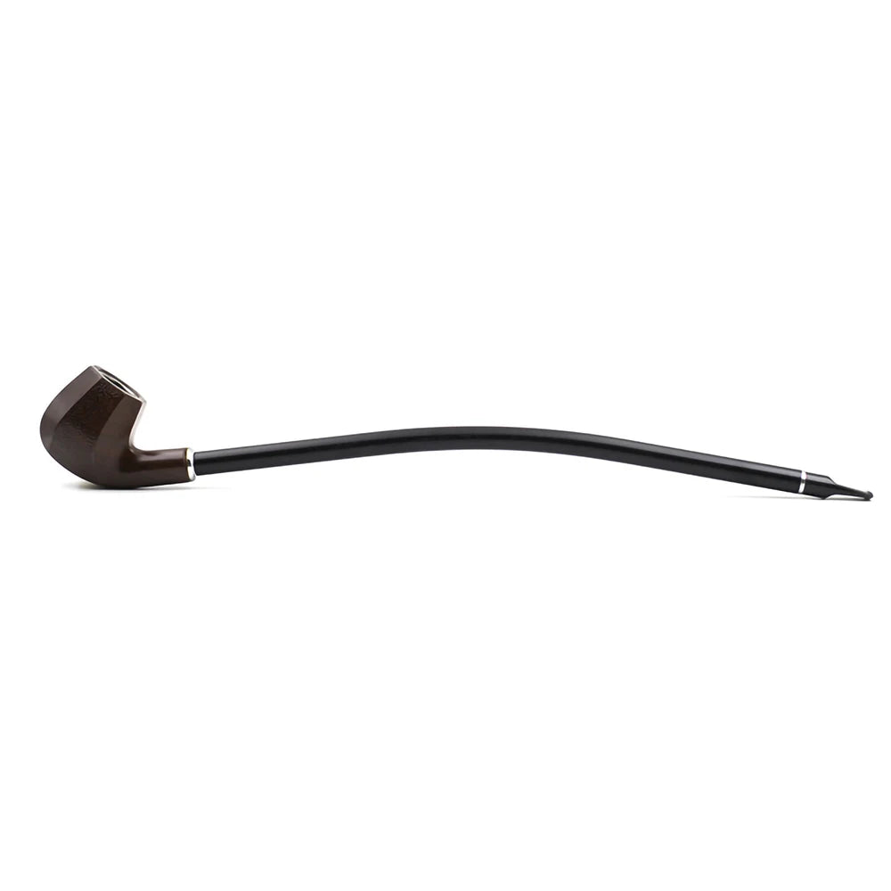 Classic Long Smoking Pipe with Filter Removable Washable Resin Tobacco Pipe Smoking Accessories Men Holiday Gift - Sun Studio