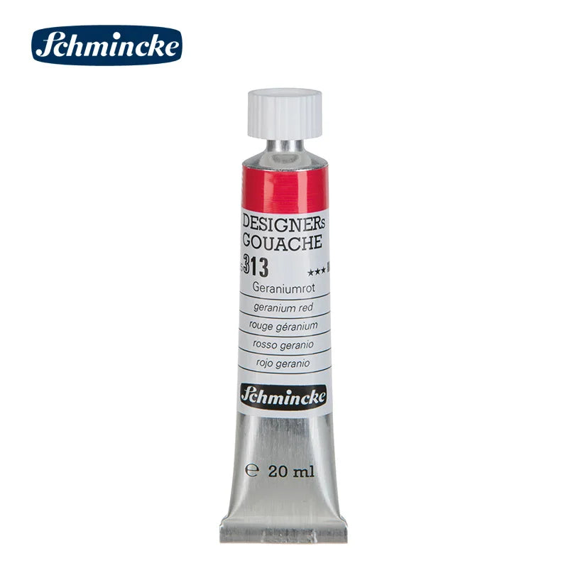 Germany Schmincke Designer Gouache Paint Tube 20ml Opaque Gouache Paint Professional Artist 48 Colors Drawing Art Supplies Cute - Sun Studio