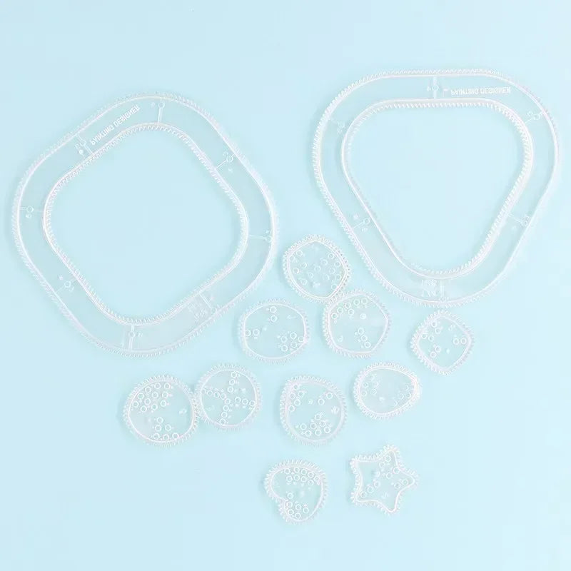 Funny Interlocking Gears Wheels Spirograph Drawing Toys Set Creative Educational Toy for Children Painting Drawing Accessories - Sun Studio