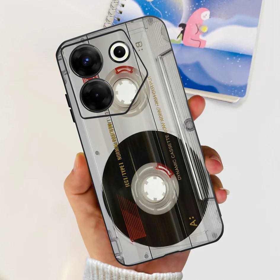 For Tecno Camon 20 Pro 5G Case 2023 Cute Love Heart Football Slim Cover Soft Silicone Funda For Tecno Camon20 Pro 5G CK8n Bumper - Sun Studio
