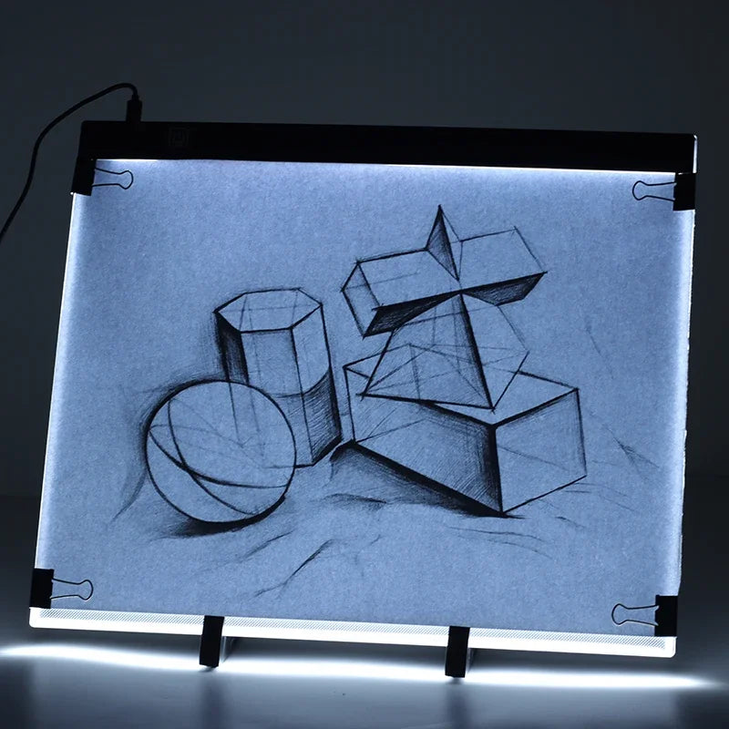 A2/A3/A4/A5 LED Light Pad for Diamond Painting Kits, USB Powered Adjustable Brightness Diamond Art Light Board with Accessorie - Sun Studio