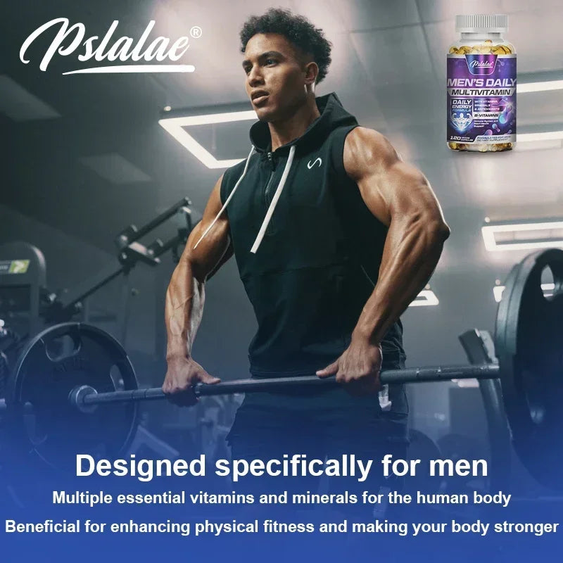 Men's Multivitamin Supplement - Supports Immune Health, Boosts Energy Production, and Improves Vitality and Endurance - Sun Studio
