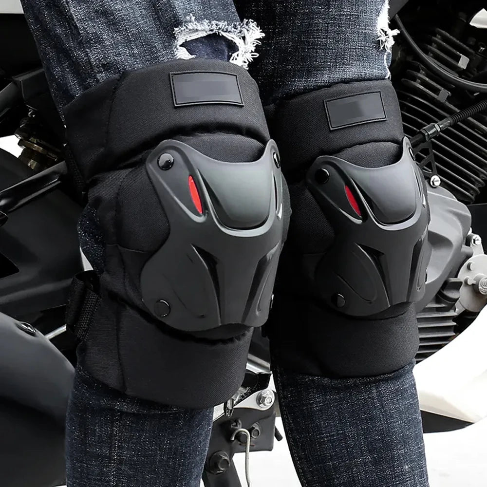 1Pair Adult Knee & Elbow Pads for Roller Skating,Skateboarding - Heavy-Duty PP Shell - Adjustable Protective Gear for Men Women - Sun Studio