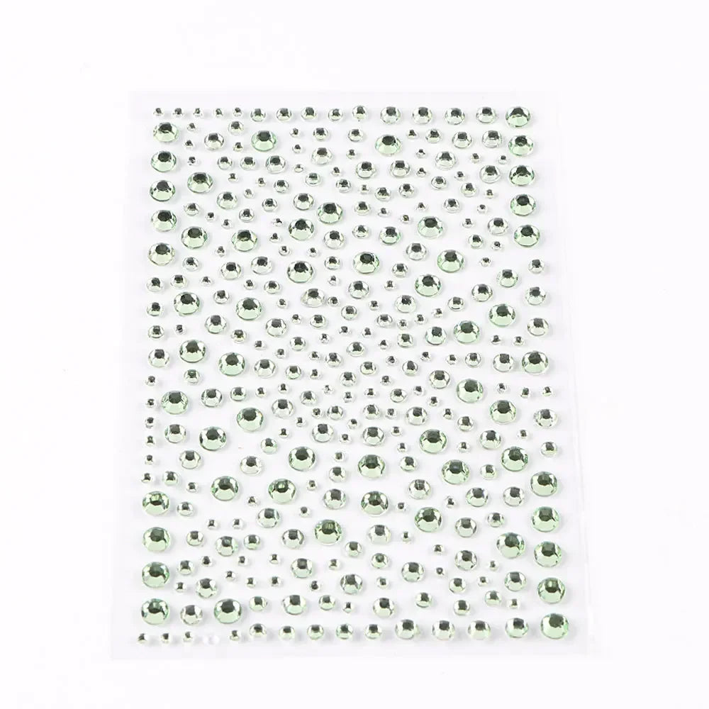 Face Decorations Rhinestone Stickers for Music Festival Halloween Party Mobile Crystal Sticker Women Girls DIY Diamond Stickers