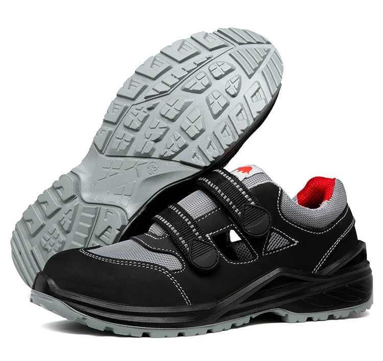Summer Safety Shoes Men Construction Site Work Shoes Wear Resistant Anti Slip Breathable Sandals For Men Indestructible Shoes