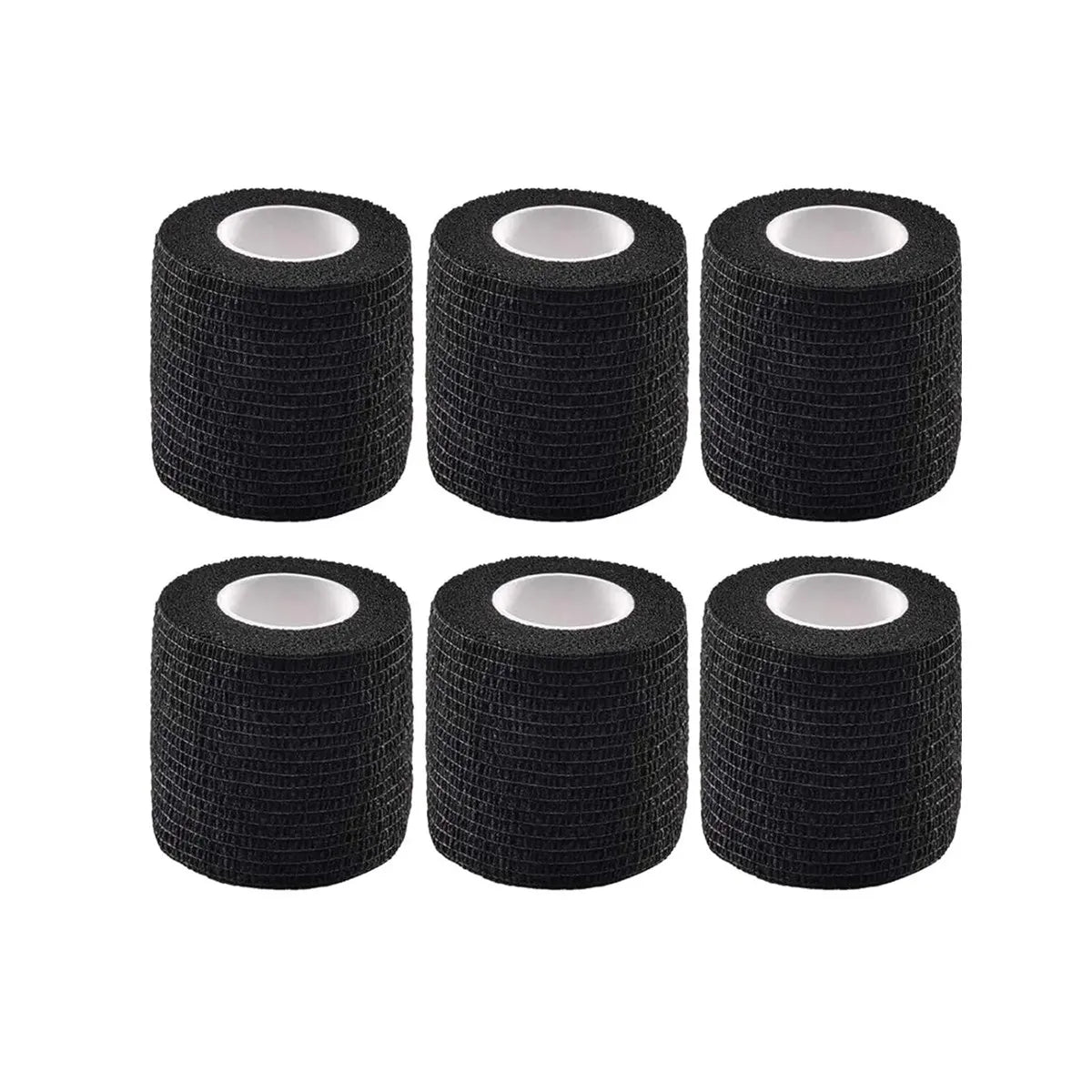 6/12/24 Black Tattoo Grip Bandage Cover Wraps Tapes Nonwoven Waterproof Self Adhesive Finger Wrist Protection Tattoo Accessories - Sun Studio