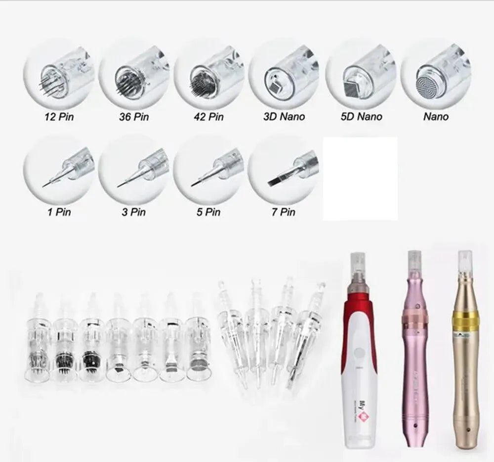 M7 Electric Dr. Pen Wireless Skincare Machine Tattoo Micro Needle Beauty Care Facial Tools Beauty Equipment - Sun Studio