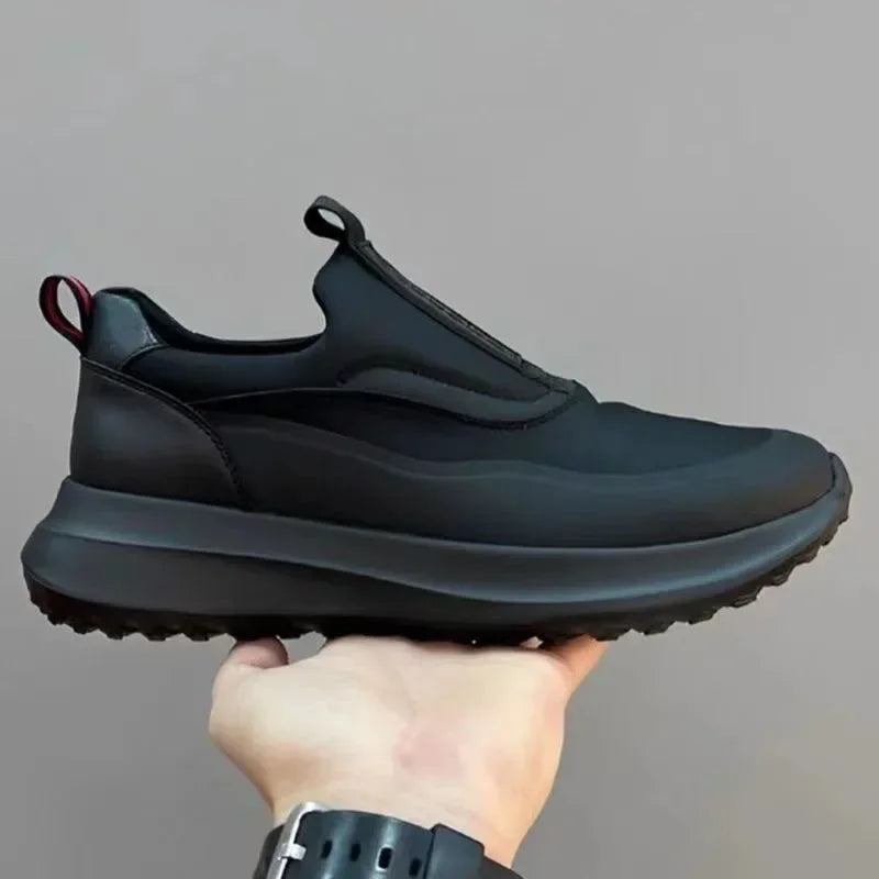 Luxury 2024 New Black Series Casual Shoes for Men's Low Top Comfortable Soft Running and Sports Shoes Zapatillas deportivas - Sun Studio