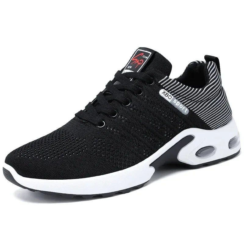 Shoes men 2025 new trend men's shoes breathable lace-up running Korean version light casual sports - Sun Studio