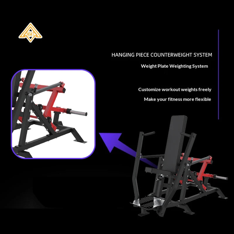 Indoor Fitness Equipment: Gym Bench Press, Leg Extension, Chest Press, Back Pull Training Machine - Sun Studio