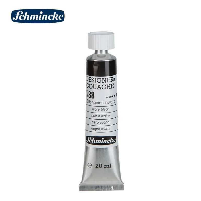Germany Schmincke Designer Gouache Paint Tube 20ml Opaque Gouache Paint Professional Artist 48 Colors Drawing Art Supplies Cute - Sun Studio