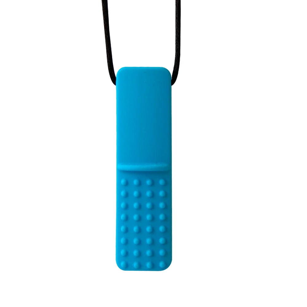 1pcs Silicone Teether Kids Chew Necklace Sensory Chewy Pendant Oral Motor Toys Therapy Tools for Autism ADHD chidren's goods - Sun Studio