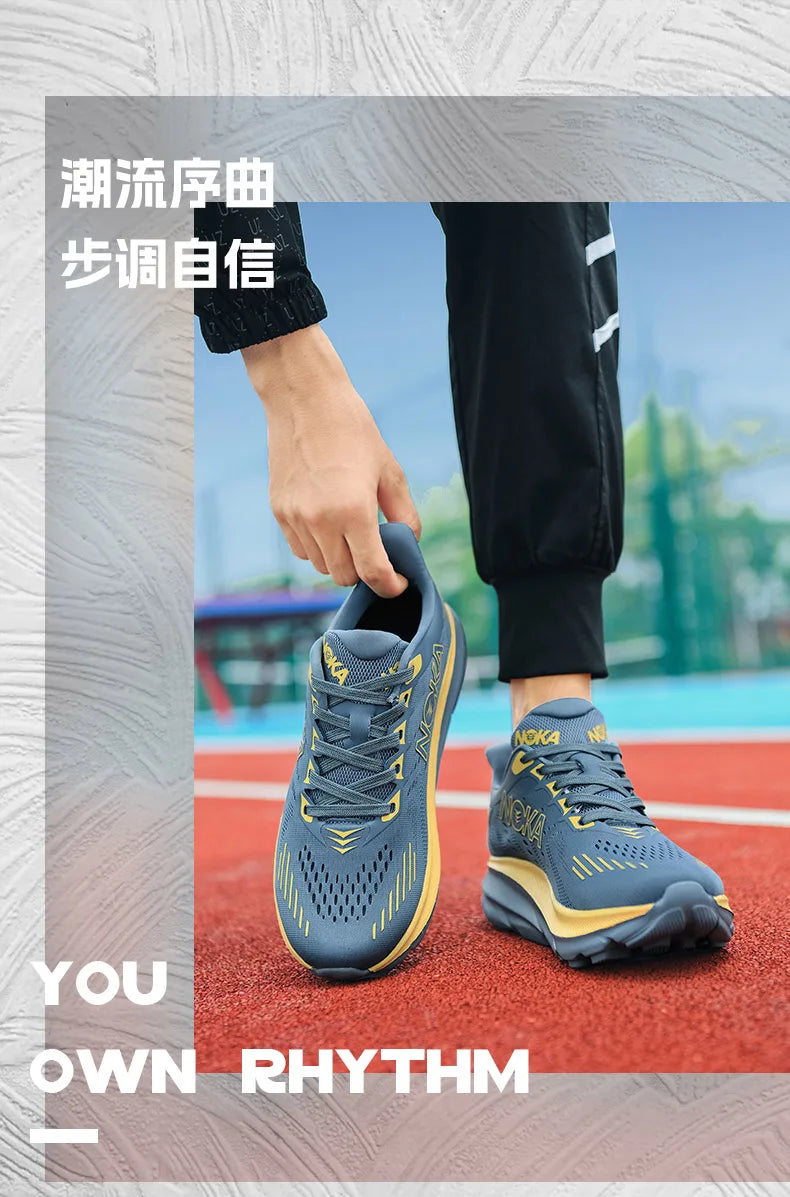 Running Shoes Men High Quality Marathon Sneakers Athletic Casual Shoes Comfortable Lightweigh Tennis Shoes Wear-resistant Sports - Sun Studio