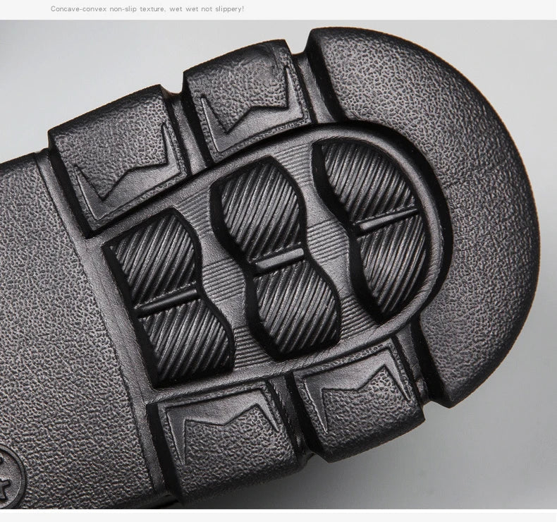 Fashion Leather Men's Casual Shoes Non-slip EVA Chef shoes Men Waterproof Loafers Comfort Soft soled Men Driving shoes Plus Size - Sun Studio
