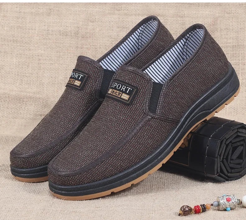 Hot selling men's sports shoes for spring and summer 2025, casual old Beijing walking shoes, breathable men's cloth shoes - Sun Studio