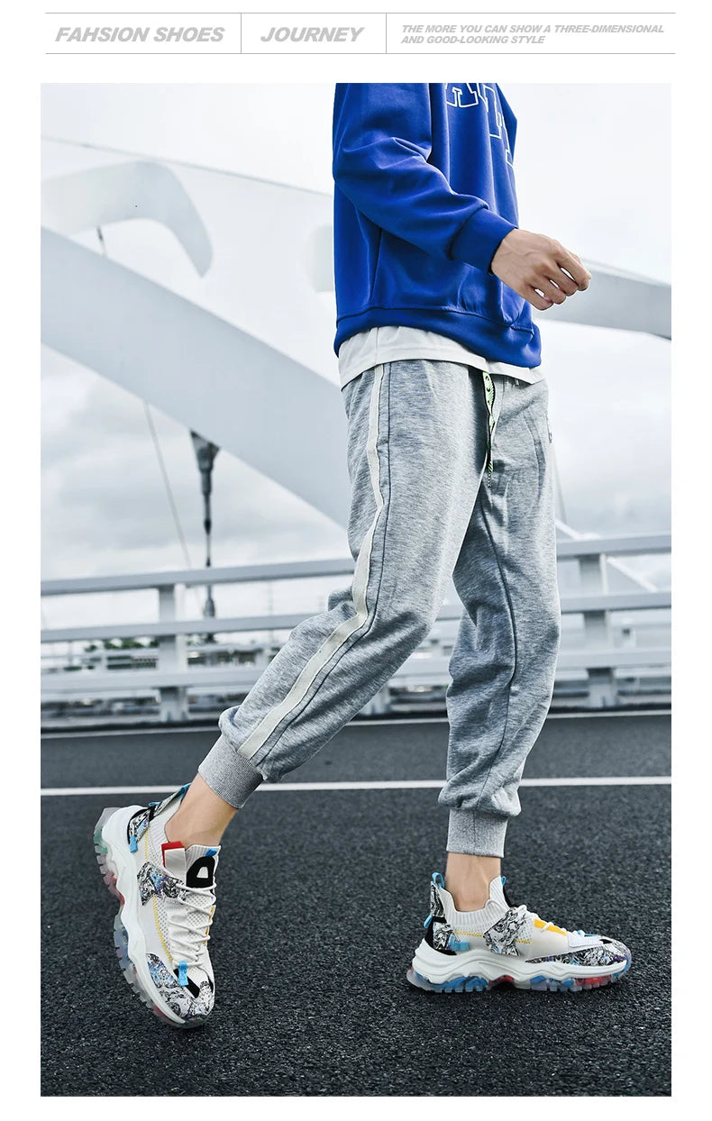 Shoes men Sneakers Male casual Mens Shoes tenis Luxury shoes Trainer Race Breathable Shoes fashion loafers running Shoes for men - Sun Studio
