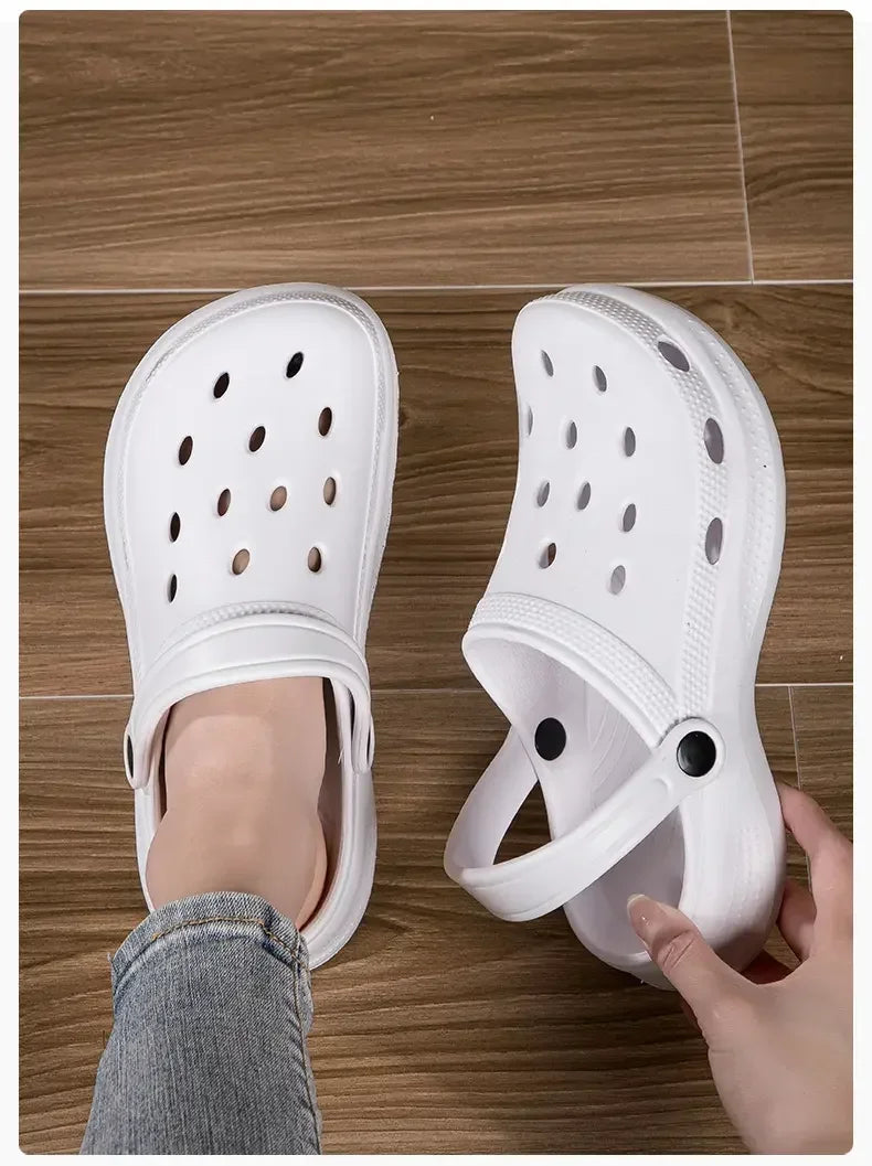 2026Summer Men Clogs Sandals Men's and Women's Leisure Slippers Beach Slides Home Garden Shoes Outdoor Sandals Plus Size46 47 48 - Sun Studio
