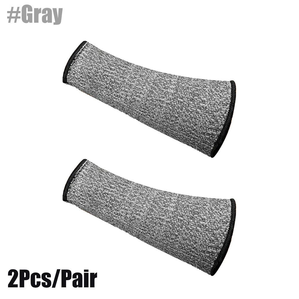 1Pair Level 5 HPPE Cut Arm Sleeve,Cut Resistant Thumb Protector Sleeves,Resistant  Anti-Puncture Work Protection Arm Sleeve - Sun Studio
