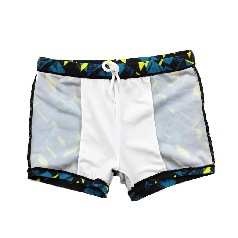 Kid Children Boys Print Stretch Beach Swimsuit Swimwear Pants Shorts Briefs Summer Swim Beach Quick-dry Trunks Maillot De Bain - Sun Studio