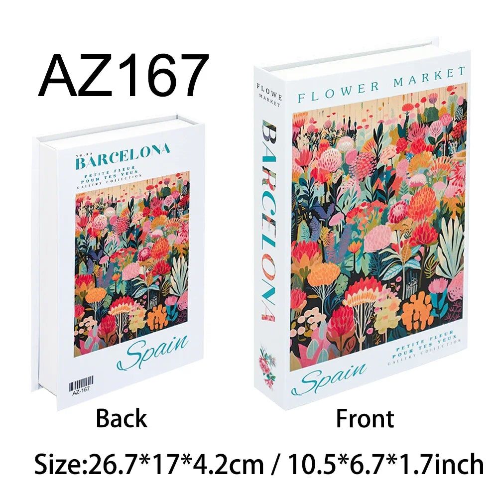 Colorful Travel Series Fake Books For Home Decor Coffee Table Ornaments Fashion Decoration Books for Living Room Amalfi Italy