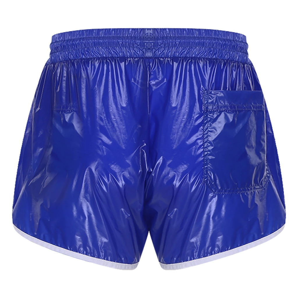 Mens Swimsuit Drawstring Seams Swim Shorts with Pockets Waterpoof Swimming Trunks Shorts Elastic Waistband Swimming Bathing Suit - Sun Studio