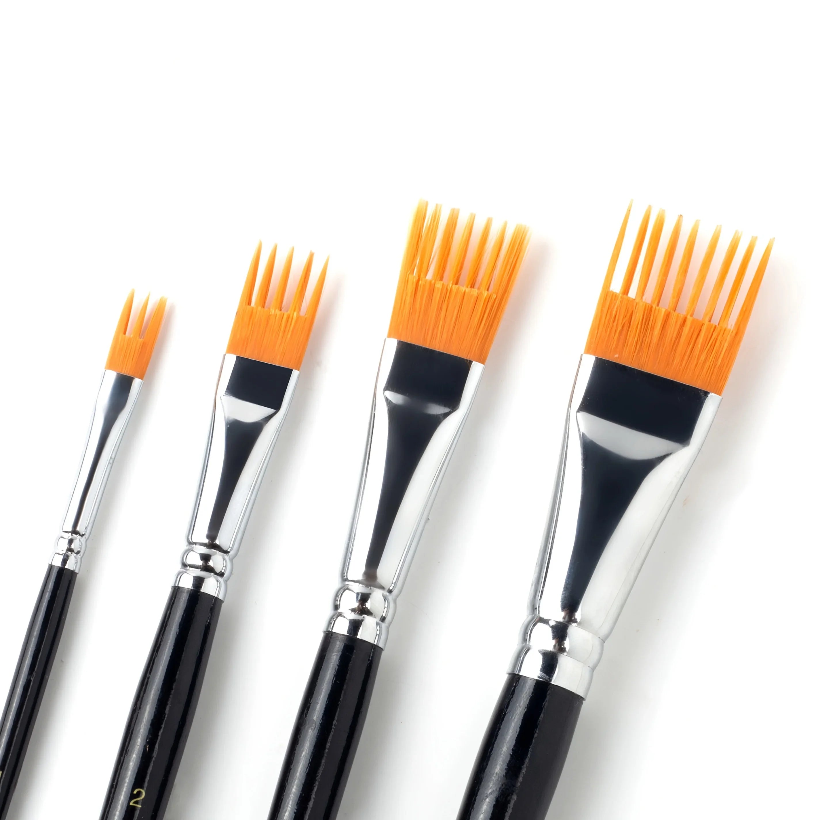 Nylon Bristle Watercolor Brushes - Available in Multiple Sizes for Artists' Variety of Painting Techniques, Painting Accessories - Sun Studio