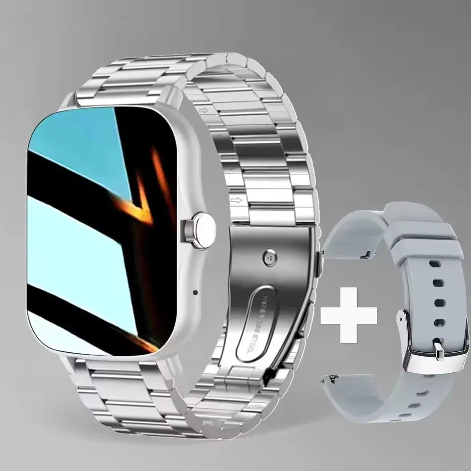 Smart Watch For Android IOS Watches 2.01inch HD Display Bluetooth Call Message Alert Music Sports Mode Smartwatch Men Women Gift - Sun Studio