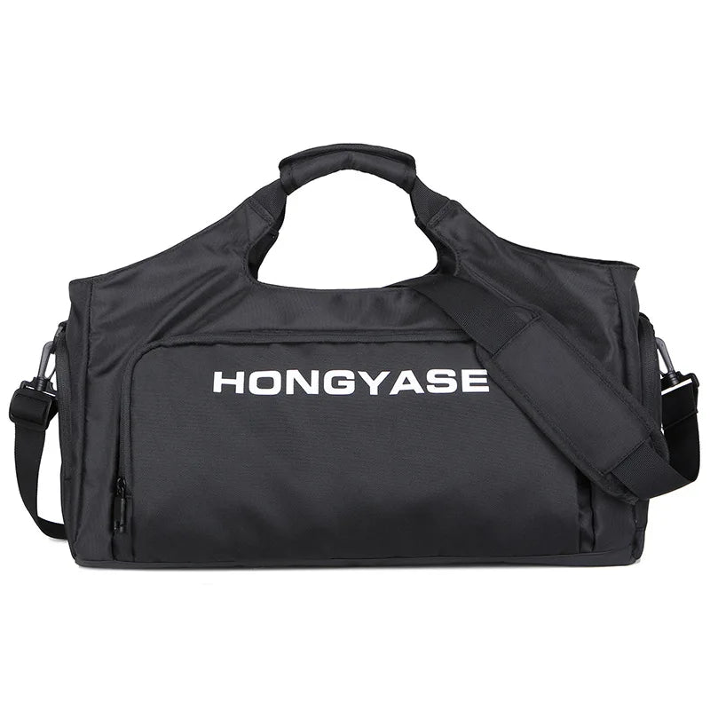 Gym Sports Bag for Men Travel Fitness Duffle Shoe Pocket Luggage Duffel Waterproof Tote Handbags Weekend Shoulder Outdoors Bag - Sun Studio