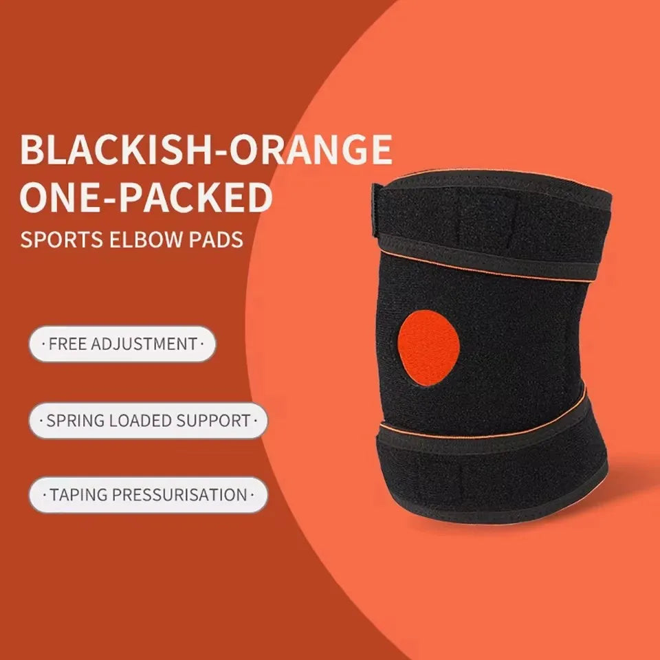 GOBYGO 1PCS Adjustable Elbow Support Elastic Double Compression Elbow Pad Spring-loaded Elbow Pads For Fitness Sports Basketball - Sun Studio