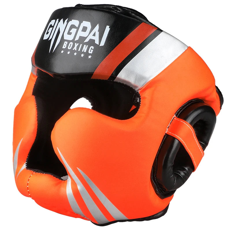 Kick Boxing Helmet for Men Women PU Karate Muay Thai Guantes De Boxeo Free Fight MMA Sanda Training Adults Kids Equipment - Sun Studio