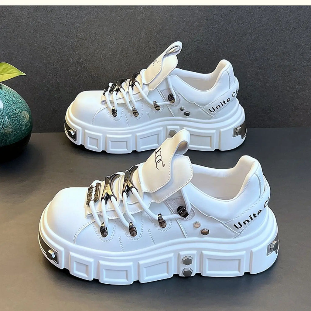 Spring and Autumn New Quality Men's Shoes Thick soled Height Increasing Casual Shoes Mountaineering Travel Outdoor Sports Shoes - Sun Studio