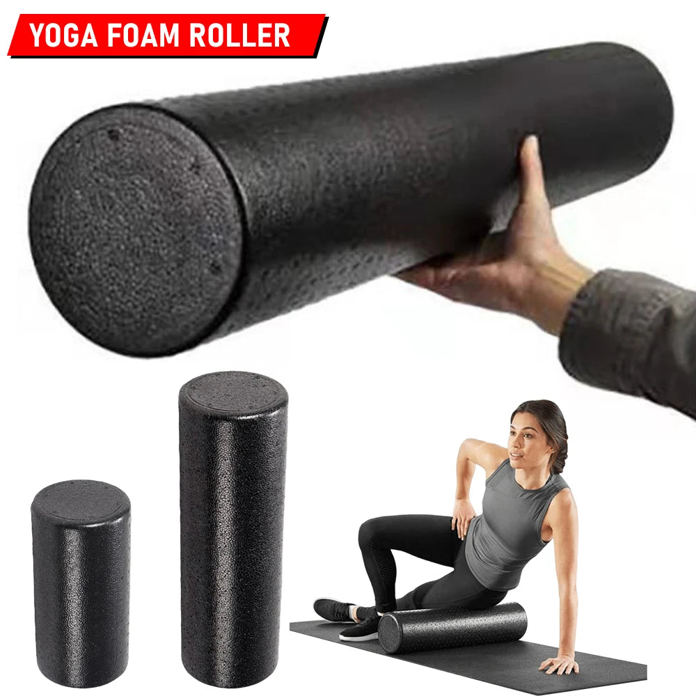 Yoga Pilates Foam Roller 30/45cm Massage Roller Body Exercise Training Gym Back Roller Fitness Equipment Muscle Massage Roller - Sun Studio