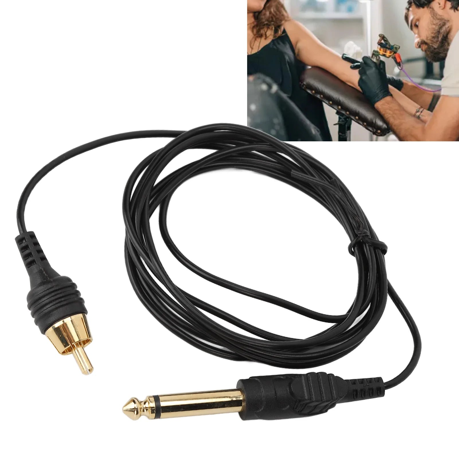 Tattoo Pen Power Supply 6.2ft  Tattoo Clip Cord TPE Tattoo Clip Cable Tattoo Machine Power Cord Tattoo Pen Power Supply - Sun Studio