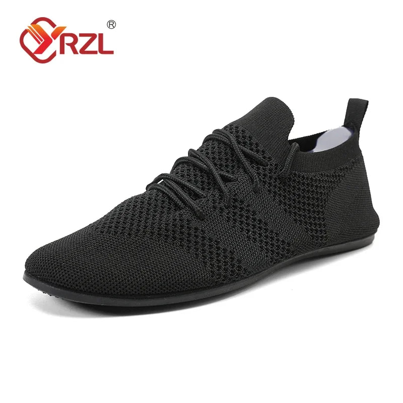 YRZL Mesh Loafers Men Driving Moccasins High Quality Flats Walking Shoes Breathable Non Slip Casual Loafers Summer Mens Shoes - Sun Studio