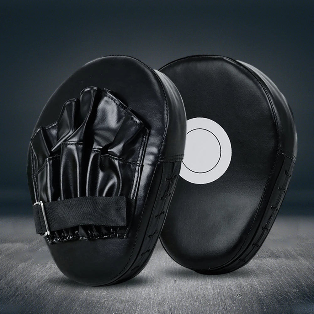 Curved Boxing Hand Target PU Leather Punch Target Bag Breathable Kick Boxing Gloves Adult Kids MMA Boxing Martial Training Mitts - Sun Studio